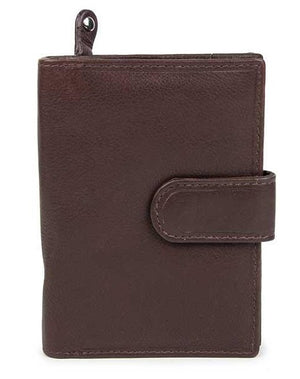 Δερμάτινο Γυναικείο Πορτοφόλι AN 1-639 Καφέ