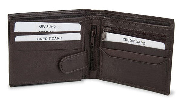 Мъжки кожен портфейл CA 8-917 Кафяв