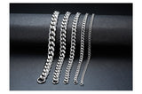 Ατσάλινο Βραχιόλι ΑΑ-04 Silver Chain 7MM