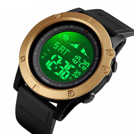 Skmei Ανδρικό Ρολόι Αδιάβροχο με Καουτσουκ Λουράκι 1476 Gold