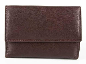 Δερμάτινο Γυναικείο Πορτοφόλι AN 1-644 Καφέ