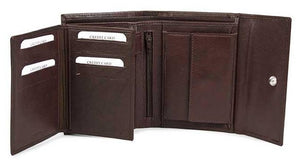 Δερμάτινο Γυναικείο Πορτοφόλι AN 1-699 Καφέ