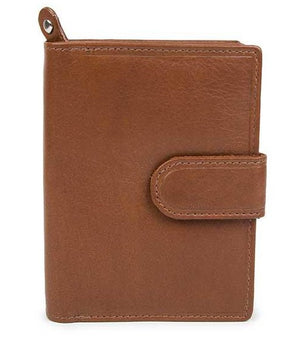 Δερμάτινο Γυναικείο Πορτοφόλι AN 1-639 Ταμπά