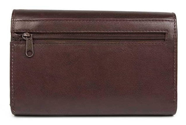 Δερμάτινο Γυναικείο Πορτοφόλι AN 1-795 Καφέ