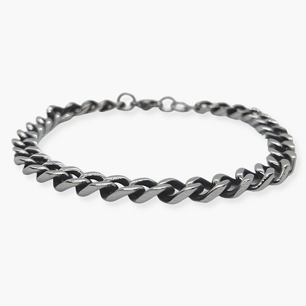 Ατσάλινο Βραχιόλι ΑΑ-04 Silver Chain 7MM