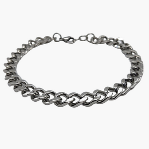 Ατσάλινο Βραχιόλι ΑΑ-02 Silver Chain 7MM