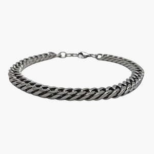 Ατσάλινο Βραχιόλι ΑΑ-06 Silver Chain 8MM