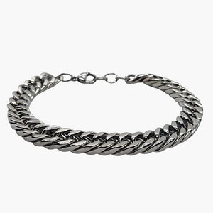 Ατσάλινο Βραχιόλι ΑΑ-10 Silver Chain 9MM
