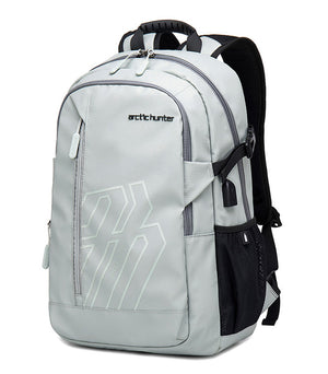 ARCTIC HUNTER τσάντα πλάτης B00387 με θήκη laptop 15.6", 26L, USB, γκρι