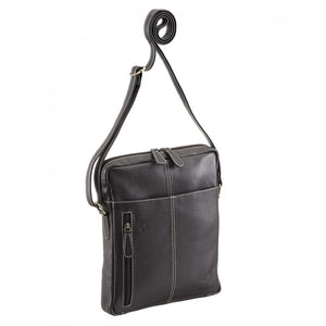 Δερμάτινη ανδρική τσάντα Alan με λουρί