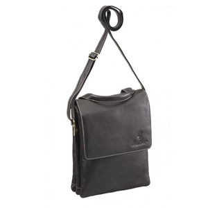 Δερμάτινη ανδρική τσάντα Simon με χερούλι και λουρί