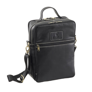 Δερμάτινη ανδρική τσάντα Sergio με χερούλι και αποσπώμενο λουρί