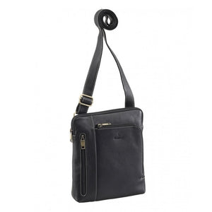 Δερμάτινη ανδρική τσάντα Nathan με λουρί