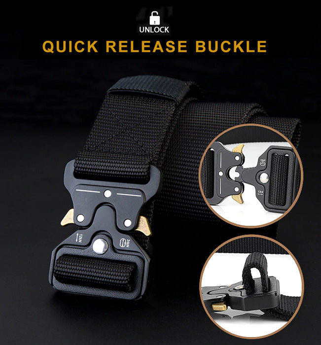 Военен колан TMV-0044, регулируем, 3,8 х 120см, каки