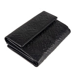 Δερμάτινο Γυναικείο Πορτοφόλι HUF 10-856R Μαύρο