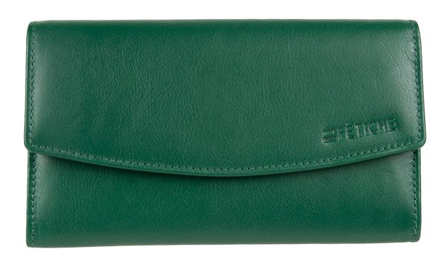 Δερμάτινο Γυναικείο Πορτοφόλι AN 1-825 Green