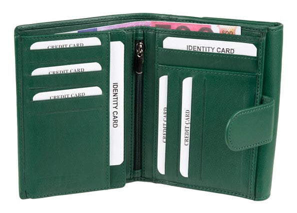 Γυναικείο Δερμάτινο Πορτοφόλι AN 1-831 Green