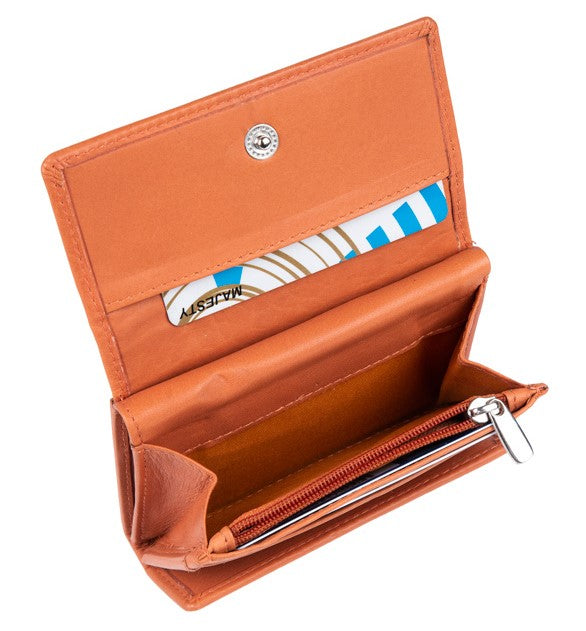 Γυναικείο Δερμάτινο Πορτοφόλι AN 1-808 Orange
