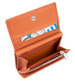 Γυναικείο Δερμάτινο Πορτοφόλι AN 1-808 Orange
