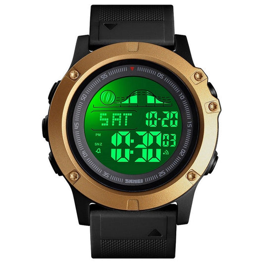 Skmei Ανδρικό Ρολόι Αδιάβροχο με Καουτσουκ Λουράκι 1476 Gold