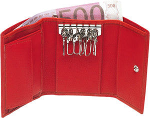 Κλειδοθήκη-πορτοφόλι δερμάτινη