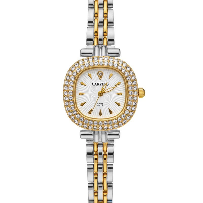 Vintage Γυναικείο Ρολόι Rey Silver White με Ασημί Μεταλλικό Μπρασελέ