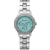 Vintage Γυναικείο Ρολόι Sofia Silver Blue με Μεταλλικό Μπρασελέ