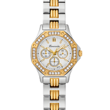 Vintage Γυναικείο Ρολόι Sofia Gold White με Μεταλλικό Μπρασελέ