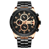 Curren C8337 Black Ρολόι με Μαύρο Καντράν και Μαύρο Μπρασελέ