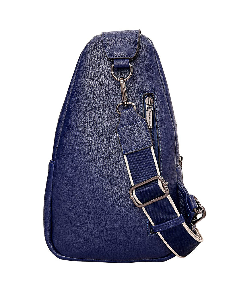 Τσάντα χιαστί QR-24001 - Μπλέ