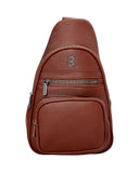 Τσάντα χιαστί QR-24001 - Καφέ