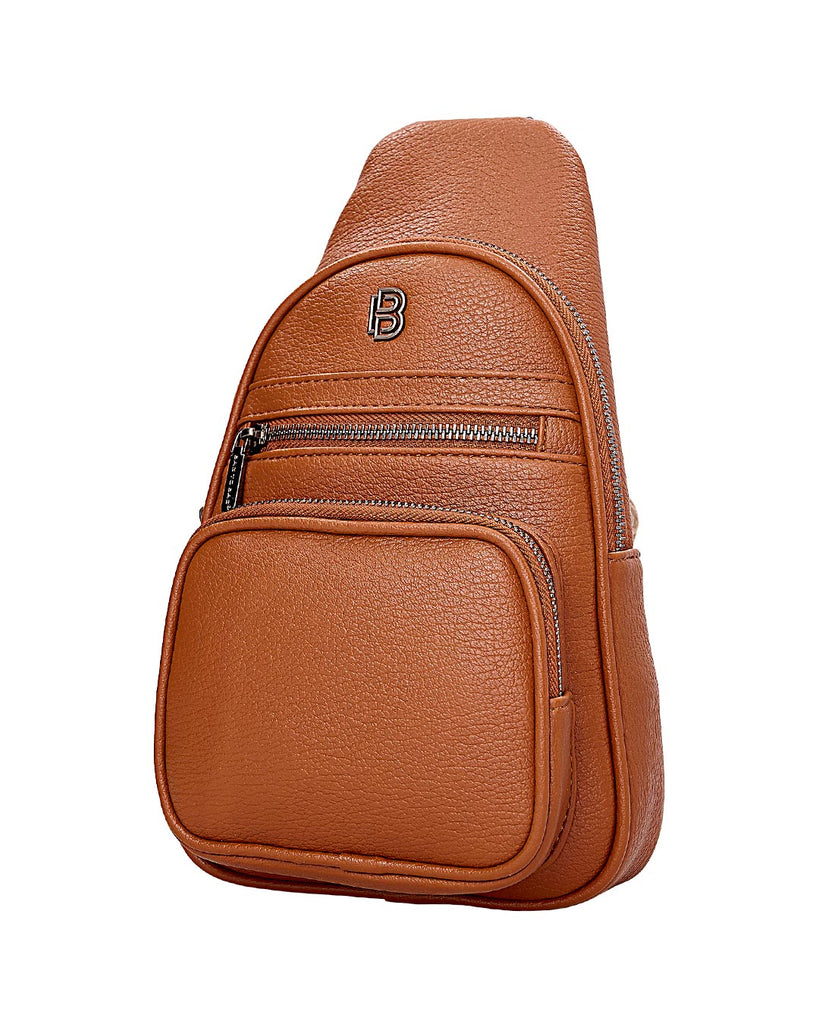 Τσάντα χιαστί QR-24001 - Κάμελ