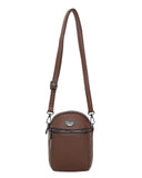 Τσάντα χιαστή HJ1007 - Καφέ