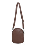 Τσάντα χιαστή HJ1007 - Καφέ