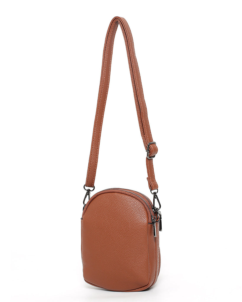 Τσάντα χιαστή HJ1007 - Κάμελ