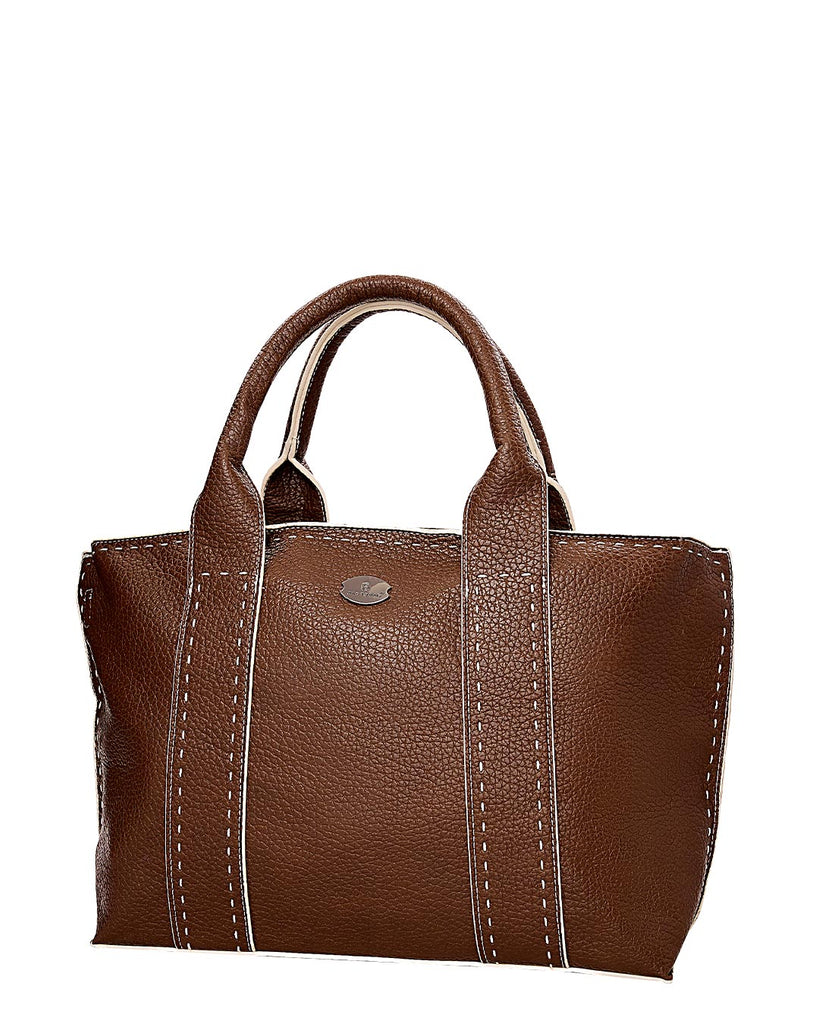 Τσάντα χειρός YM-5002 - Καφέ