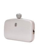 Τσάντα φάκελος clutch JH-21995 - Ασημί