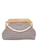 Τσάντα φάκελος clutch JH-22007 - Γκρι