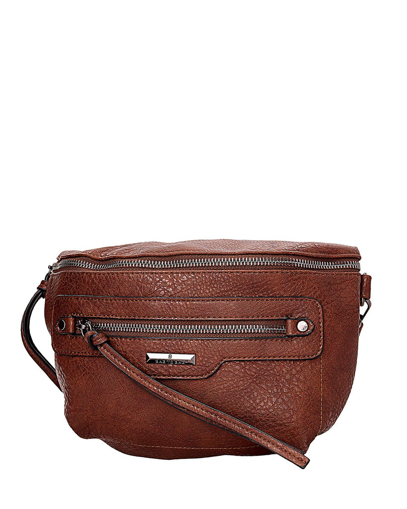 Τσαντάκι χιαστή W-6290 - Καφέ