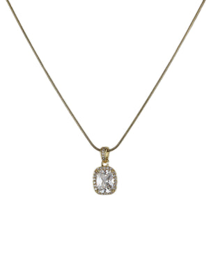 Αλυσίδα λαιμού με πέτρα MSN-12 - Χρυσό