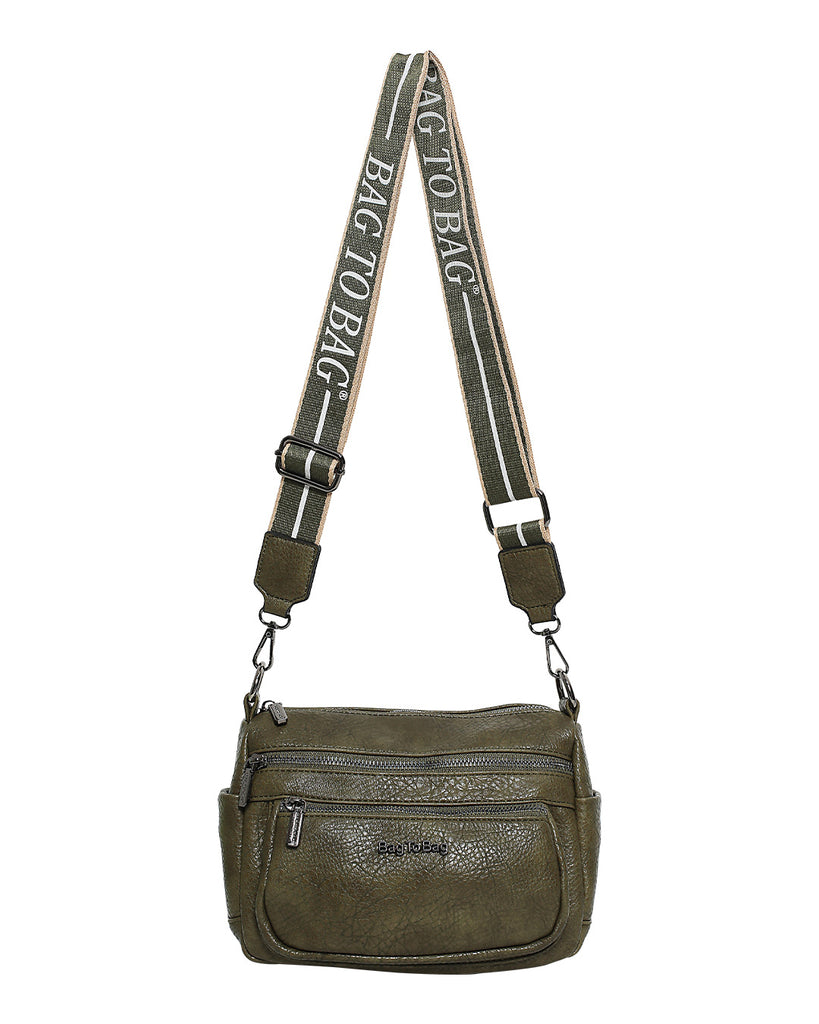 Τσάντα χιαστί WH3017 - Πράσινο