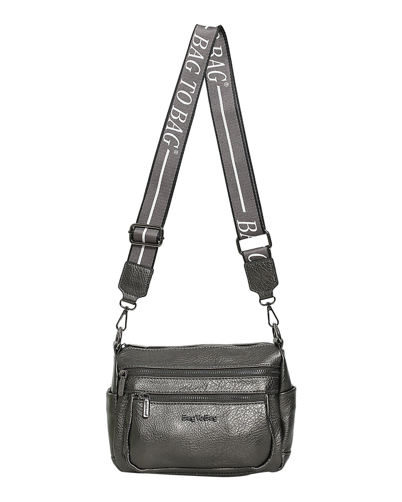 Τσάντα χιαστί WH3017 - Γκρι