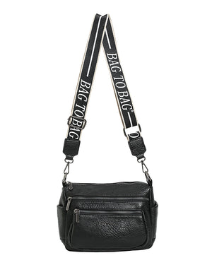 Τσάντα χιαστί WH3017 - Μαύρο