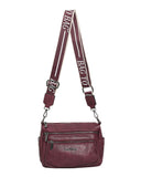 Τσάντα χιαστί WH3017 - Μπορντό