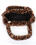 Γούνινη τσάντα ώμου XY-2408 - Καφέ