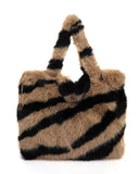 Γούνινη τσάντα ώμου XY-2408 - Khaki