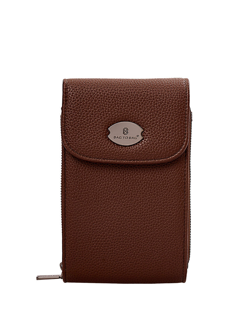 Τσαντάκι χιαστί HJ1006 - Καφέ