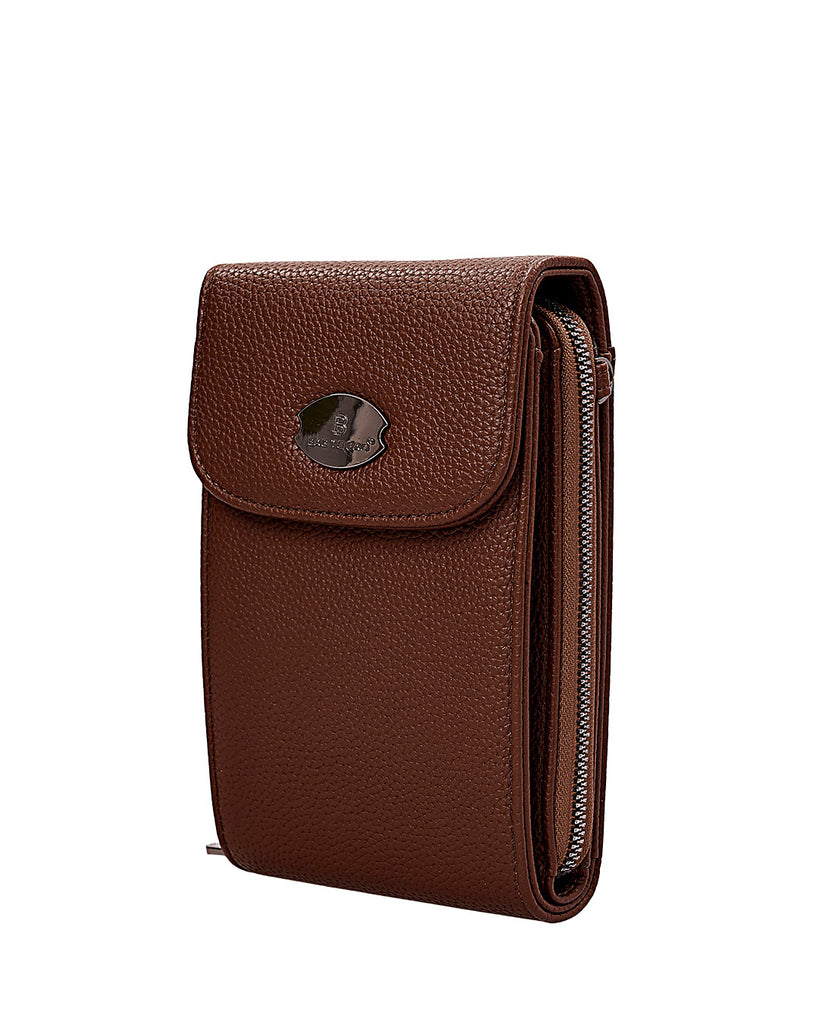 Τσαντάκι χιαστί HJ1006 - Καφέ