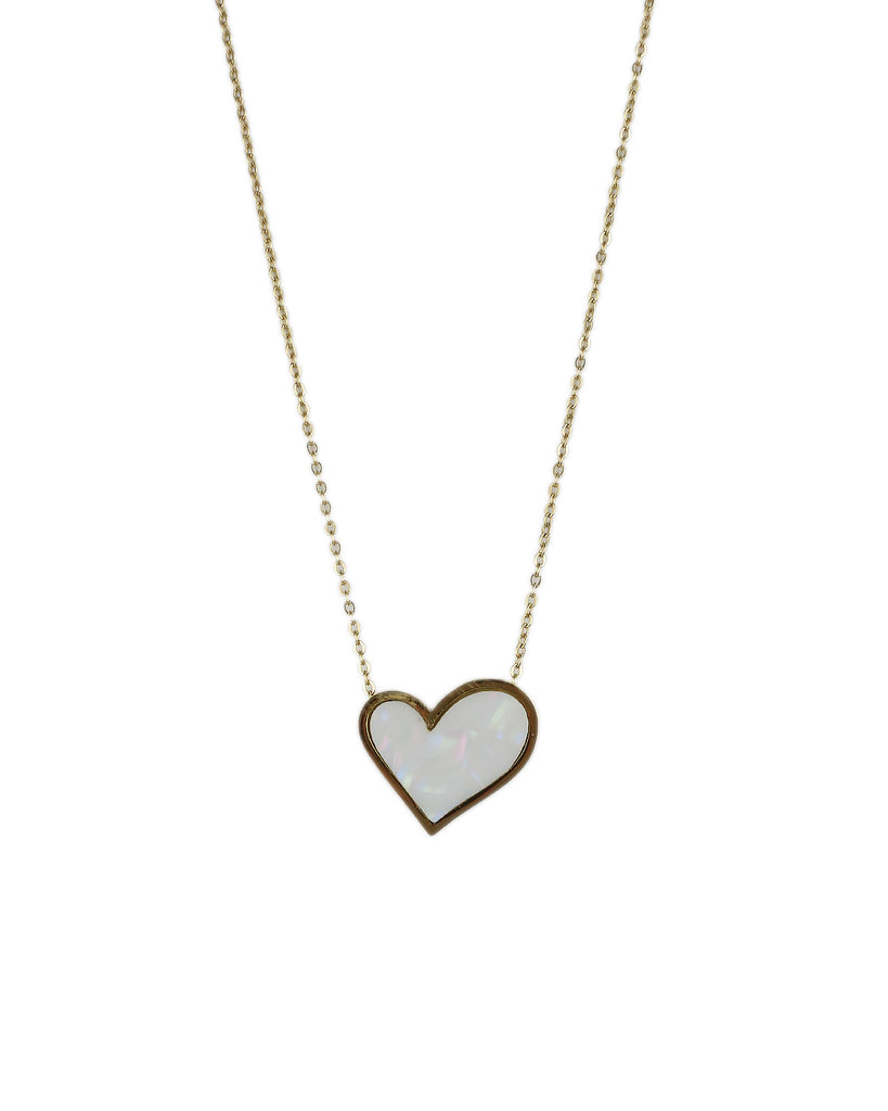 Αλυσίδα λαιμού με καρδιά DJ-029 - Χρυσό