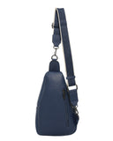Τσάντα χιαστή QR-23973 - Μπλέ